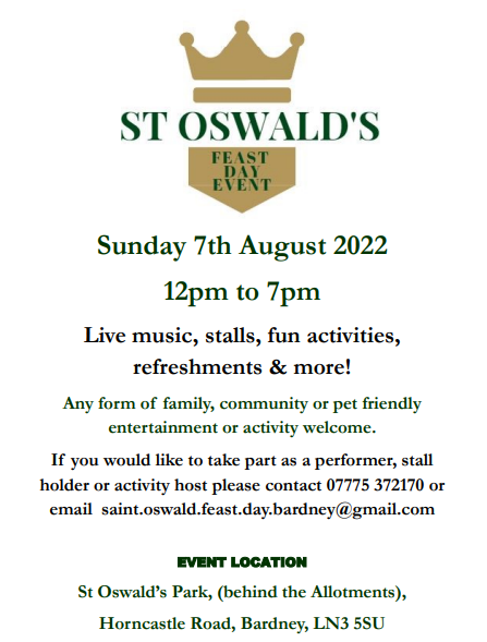 St oswald s feast day 2022